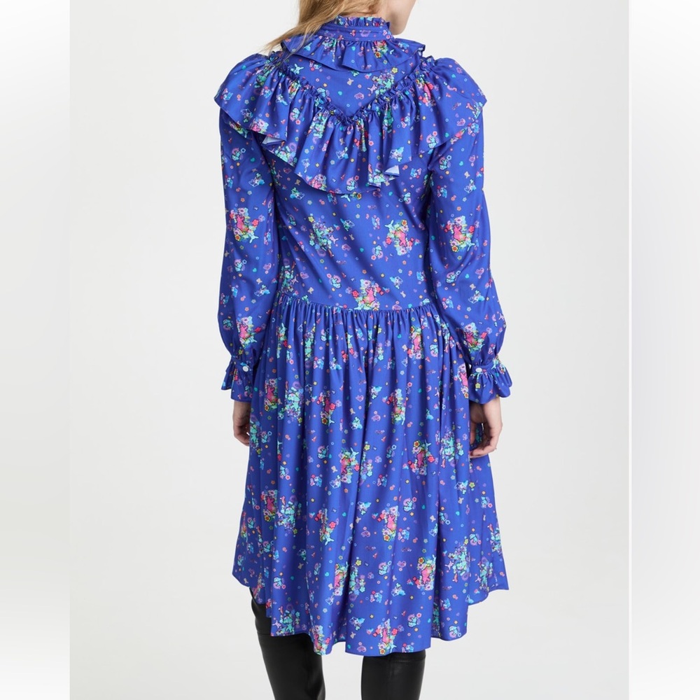 Andersson Bell Flower Bear Print Ruffle Dress in M - Picture 3 of 11